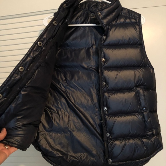 J. Crew navy puffy vest - Picture 3 of 4